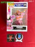 LILLARD_095 - Five Nights At Freddy's 878 Freddy Funko Pop! (IMPERFECT) Autographed By Matthew Lillard