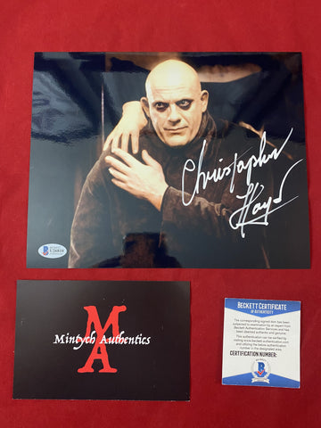 LLOYD_100 - 8x10 Metallic Photo Autographed By Christopher Lloyd