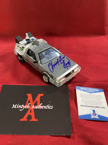 LLOYD_170 - 1/24 Scale Diecast Model Delorean Autographed By Christopher Lloyd