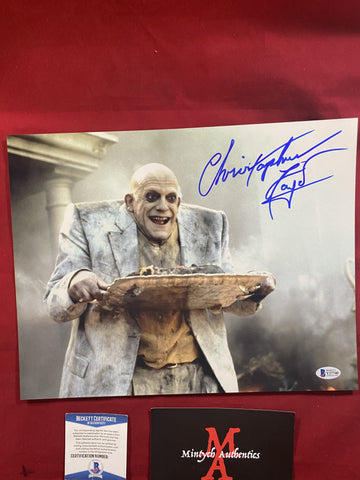 LLOYD_290 - 11x14 Metallic Photo Autographed By Christopher Lloyd