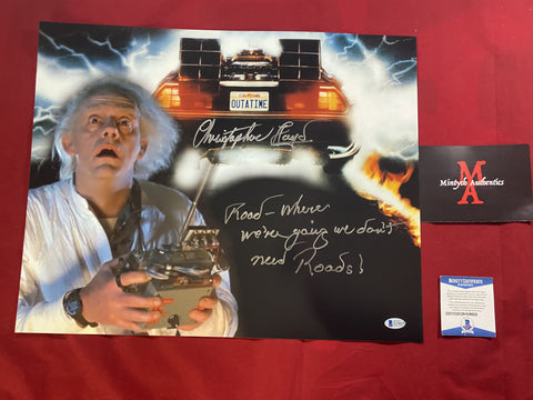 LLOYD_304 - 16x20 Photo Autographed By Christopher Lloyd