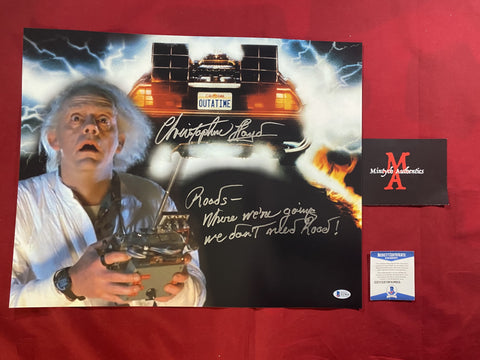 LLOYD_305 - 16x20 Photo Autographed By Christopher Lloyd