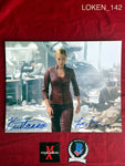 LOKEN_142 - 11x14 Photo Autographed By Kristanna Loken