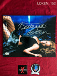 LOKEN_152 - 11x14 Photo Autographed By Kristanna Loken