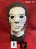 LOREE_008 - Michael Myers Ressurection Trick Or Treat Studios Mask Autographed By Brad Loree