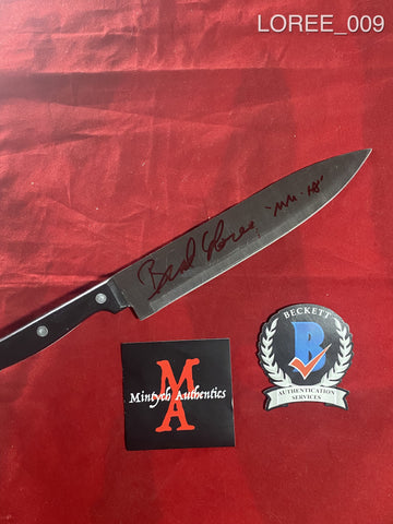 LOREE_009 - 8" Real Butchers Knife Autographed By Brad Loree