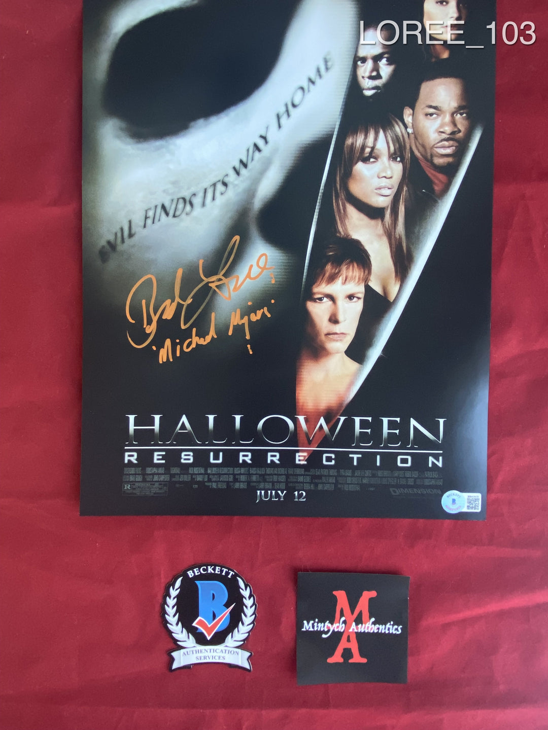 NOVEMBER 明日への葬列 レコード 見本盤 promo Halloween: Resurrection - Michael Myers Horror Autographs – Tagged