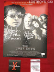 LOSTBOYS_033 - 11x14 Photo Autographed By Kiefer Sutherland & Jason Patric