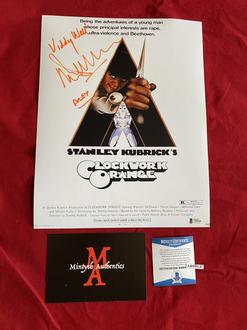 MALCOLM_202 - 11x14 Photo Autographed By Malcolm McDowell