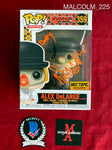 MALCOLM_225 - A Clockwork Orange 359 Alex DeLarge Hot Topic Exclusive Funko Pop! Autographed By Malcolm McDowell