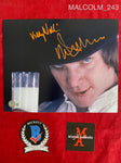 MALCOLM_243 - 8x10 Photo Autographed By Malcolm McDowell