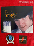MALCOLM_269 - 8x10 Photo Autographed By Malcolm McDowell