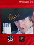 MALCOLM_315 - 11x14 Photo Autographed By Malcolm McDowell
