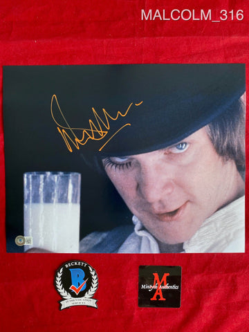 MALCOLM_316 - 11x14 Photo Autographed By Malcolm McDowell