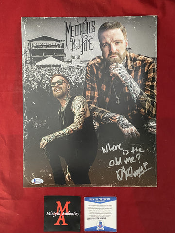 MATTY_086 - 11x14 Photo Autographed By Matty Mullins