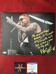 MATTY_102 - 11x14 Photo Autographed By Matty Mullins