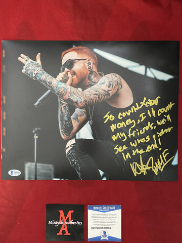 MATTY_102 - 11x14 Photo Autographed By Matty Mullins