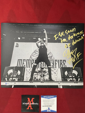 MATTY_107 - 11x14 Photo Autographed By Matty Mullins