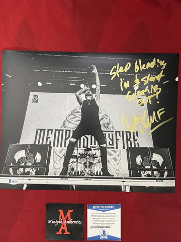 MATTY_108 - 11x14 Photo Autographed By Matty Mullins