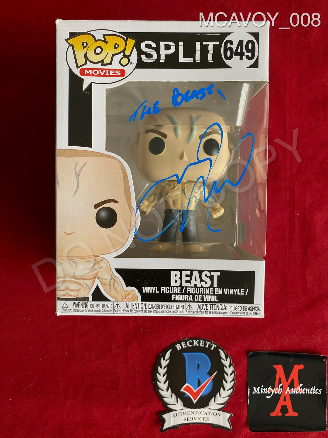 James McAvoy - Marvel X-Men Autographs – Mintych Authentics
