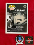 MCGOWAN_100 - Scream 51 Ghostface Funko Pop! Autographed By Rose McGowan