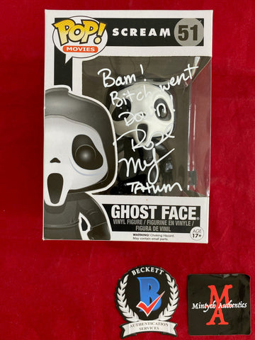 MCGOWAN_100 - Scream 51 Ghostface Funko Pop! Autographed By Rose McGowan