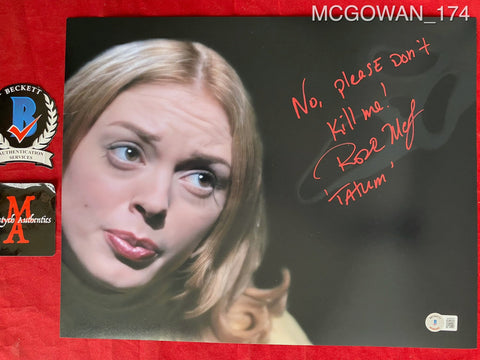 MCGOWAN_174 - 11x14 Photo Autographed By Rose McGowan