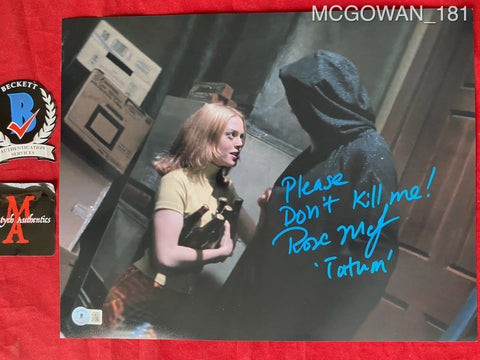 MCGOWAN_181 - 11x14 Photo Autographed By Rose McGowan