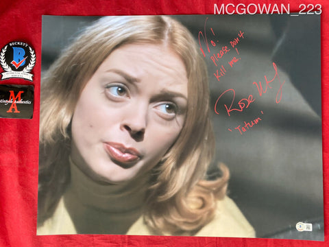 MCGOWAN_223 - 16x20 Photo Autographed By Rose McGowan