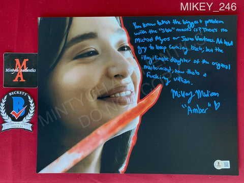 MIKEY_246 - 11x14 Photo Autographed By Mikey Madison
