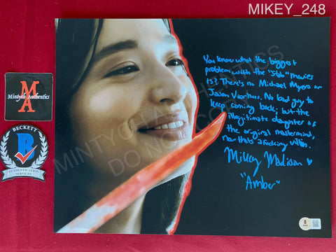 MIKEY_248 - 11x14 Photo Autographed By Mikey Madison