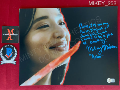 MIKEY_252 - 11x14 Photo Autographed By Mikey Madison