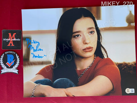 MIKEY_270 - 11x14 Photo Autographed By Mikey Madison