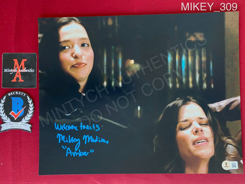 MIKEY_309 - 11x14 Photo Autographed By Mikey Madison