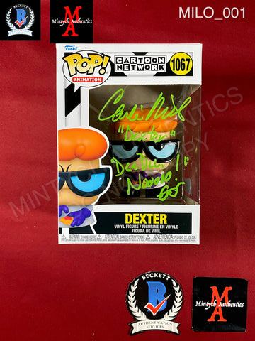 MILO_001 - Cartoon Network 1067 Dexter Funko Pop! Autographed By Candi Milo