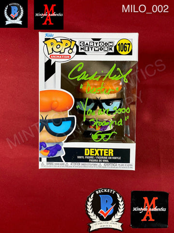 MILO_002 - Cartoon Network 1067 Dexter Funko Pop! Autographed By Candi Milo