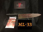 ML_33 - 10" Knife Autographed By Michael Lerner
