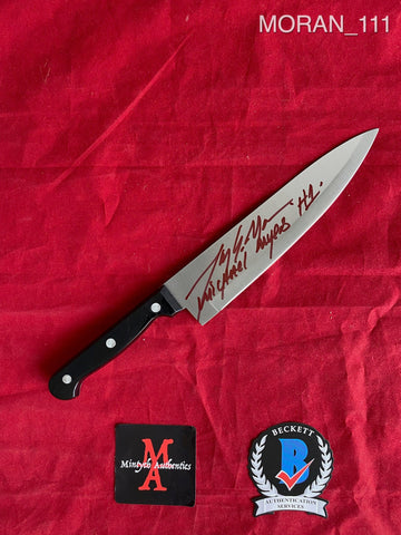 MORAN_111 - Real 8" Steel Knife Autographed By Tony Moran