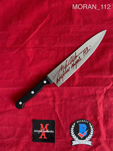 MORAN_112 - Real 8" Steel Knife Autographed By Tony Moran