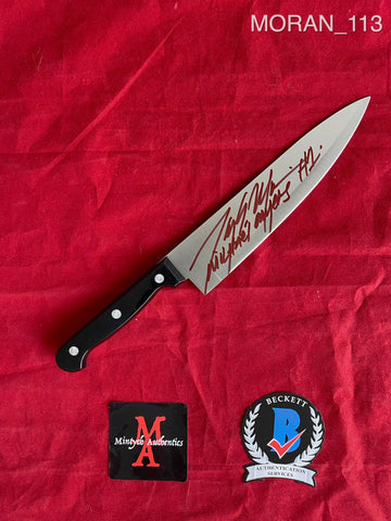 MORAN_113 - Real 8" Steel Knife Autographed By Tony Moran