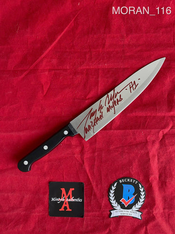MORAN_116 - Real 8" Steel Knife Autographed By Tony Moran