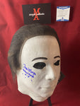 MORGA_107 - Michael Myers Halloween 4 Trick Or Treat Studios  Mask Autographed By Tom Morga