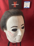 MORGA_111 - Michael Myers Halloween 4 Trick Or Treat Studios  Mask Autographed By Tom Morga