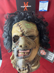 MORGA_114 - Leatherface 2 - Trick Or Treat Studios Mask Autographed By Tom Morga