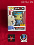 MORGA_312 - Friday the 13th 361 Jason Voorhees Hot Topic Exclusive Funko Pop! Autographed By Tom Morga