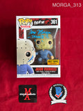 MORGA_313 - Friday the 13th 361 Jason Voorhees Hot Topic Exclusive Funko Pop! Autographed By Tom Morga