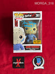 MORGA_316 - Friday the 13th 361 Jason Voorhees Hot Topic Exclusive Funko Pop! Autographed By Tom Morga