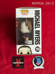 MORGA_331 - Halloween 1156 Michael Myers Funko Pop! (IMPERFECT) Autographed By Tom Morga
