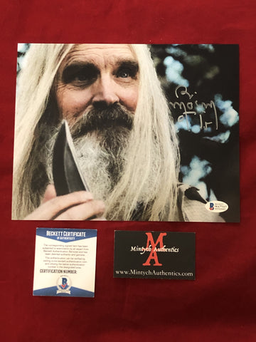 MOSELEY_151 - 8x10 Photo Autographed By Bill Moseley