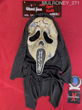MULRONEY_271 - Ghost Face Aged (Fun World) Mask Autographed By Dermot Mulroney